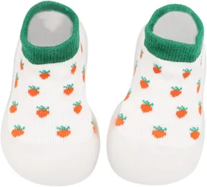 Baby Walking Sock Shoes Infant Slippers Stretchy Knit Slip-On Sneaker Lightweight Floor Slippers House Shoes Socks