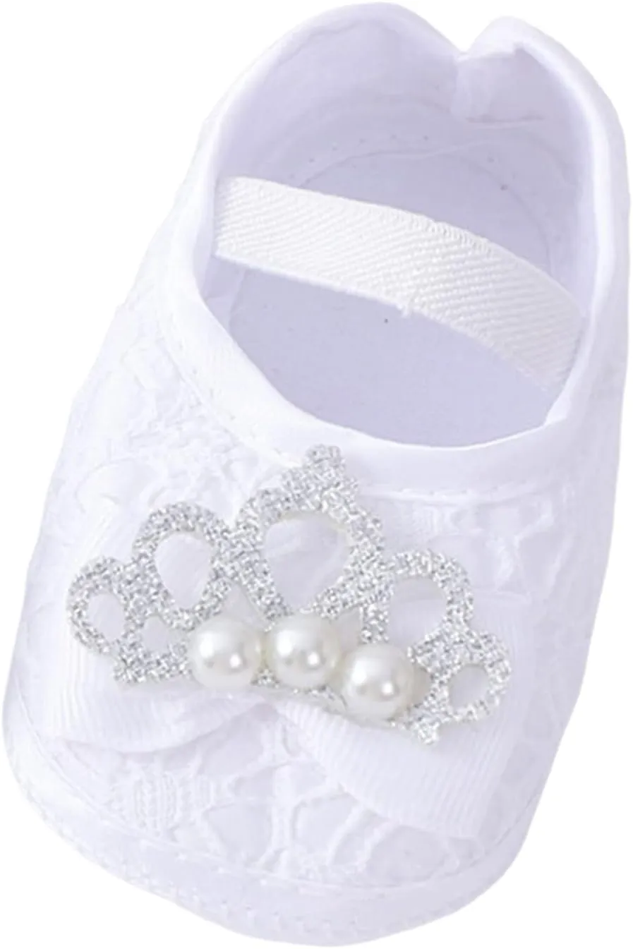 Big Kids Moccasins Baby Shoes Fashion Soft Sole Toddler Shoes Pearl Dress Flower Princess Shoes Girls Winter Slippers