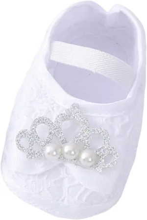 Big Kids Moccasins Baby Shoes Fashion Soft Sole Toddler Shoes Pearl Dress Flower Princess Shoes Girls Winter Slippers