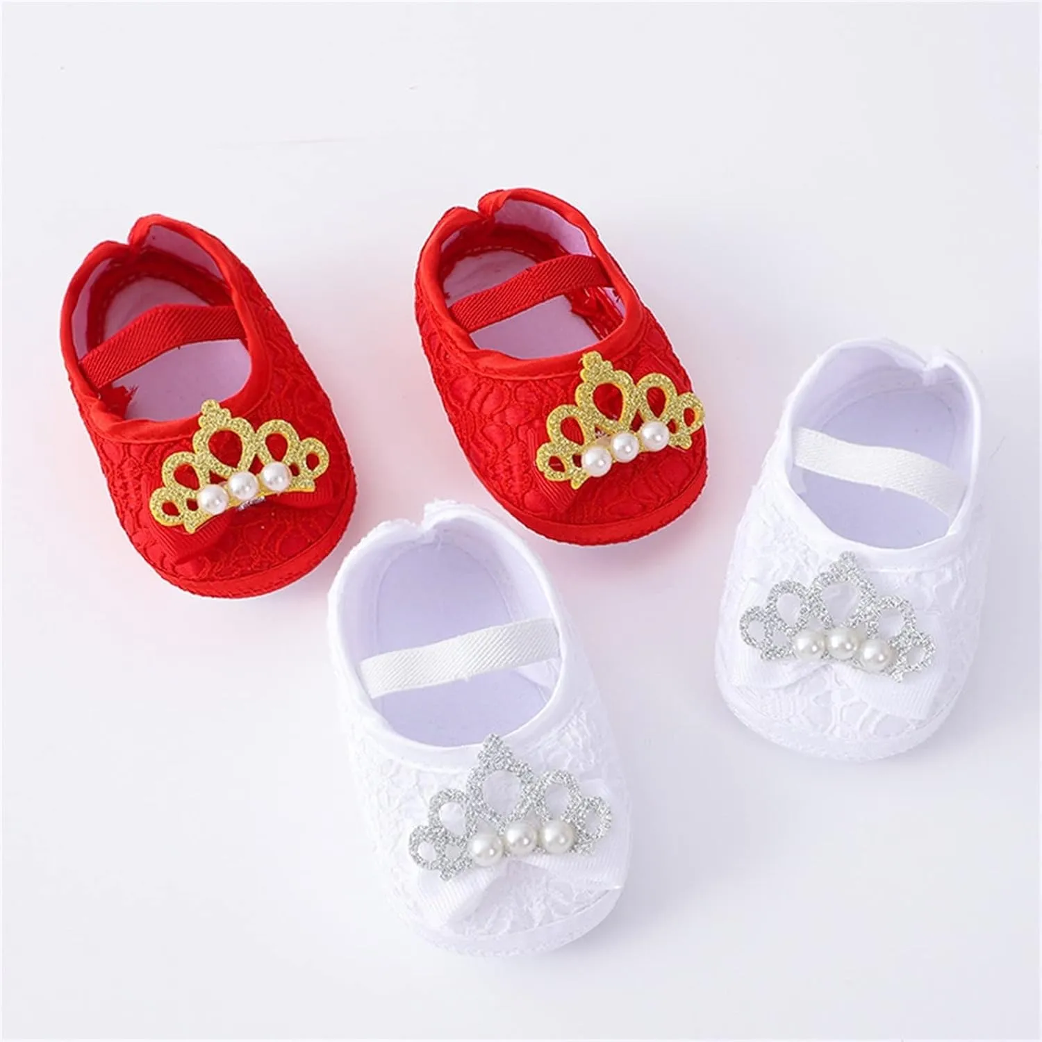 Big Kids Moccasins Baby Shoes Fashion Soft Sole Toddler Shoes Pearl Dress Flower Princess Shoes Girls Winter Slippers