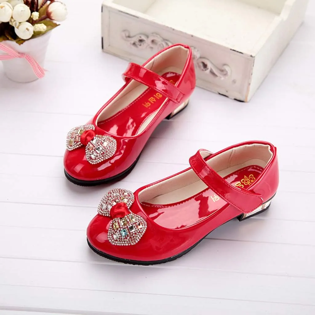 Bowknot Infant Crystal Princess Baby Single Bling Shoes Sandals Kids Girls Baby Shoes Toddler