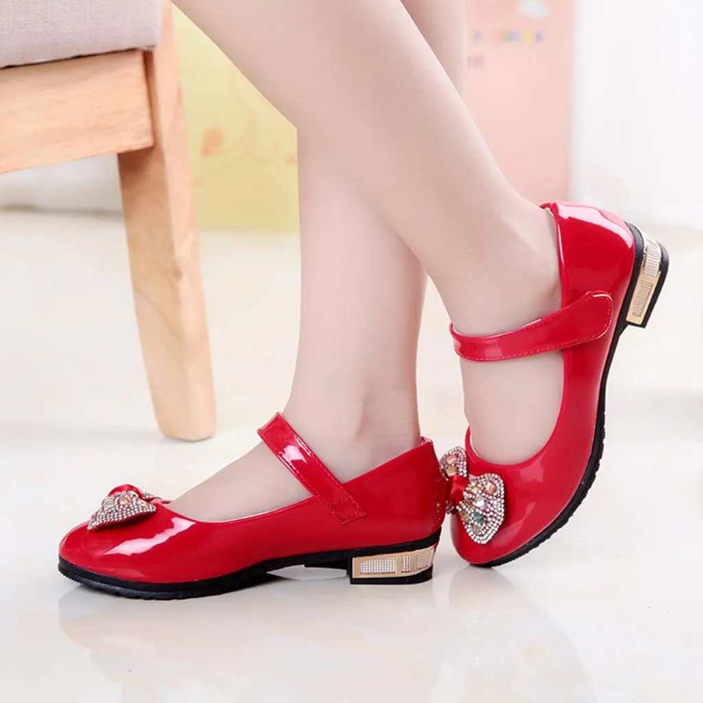 Bowknot Infant Crystal Princess Baby Single Bling Shoes Sandals Kids Girls Baby Shoes Toddler