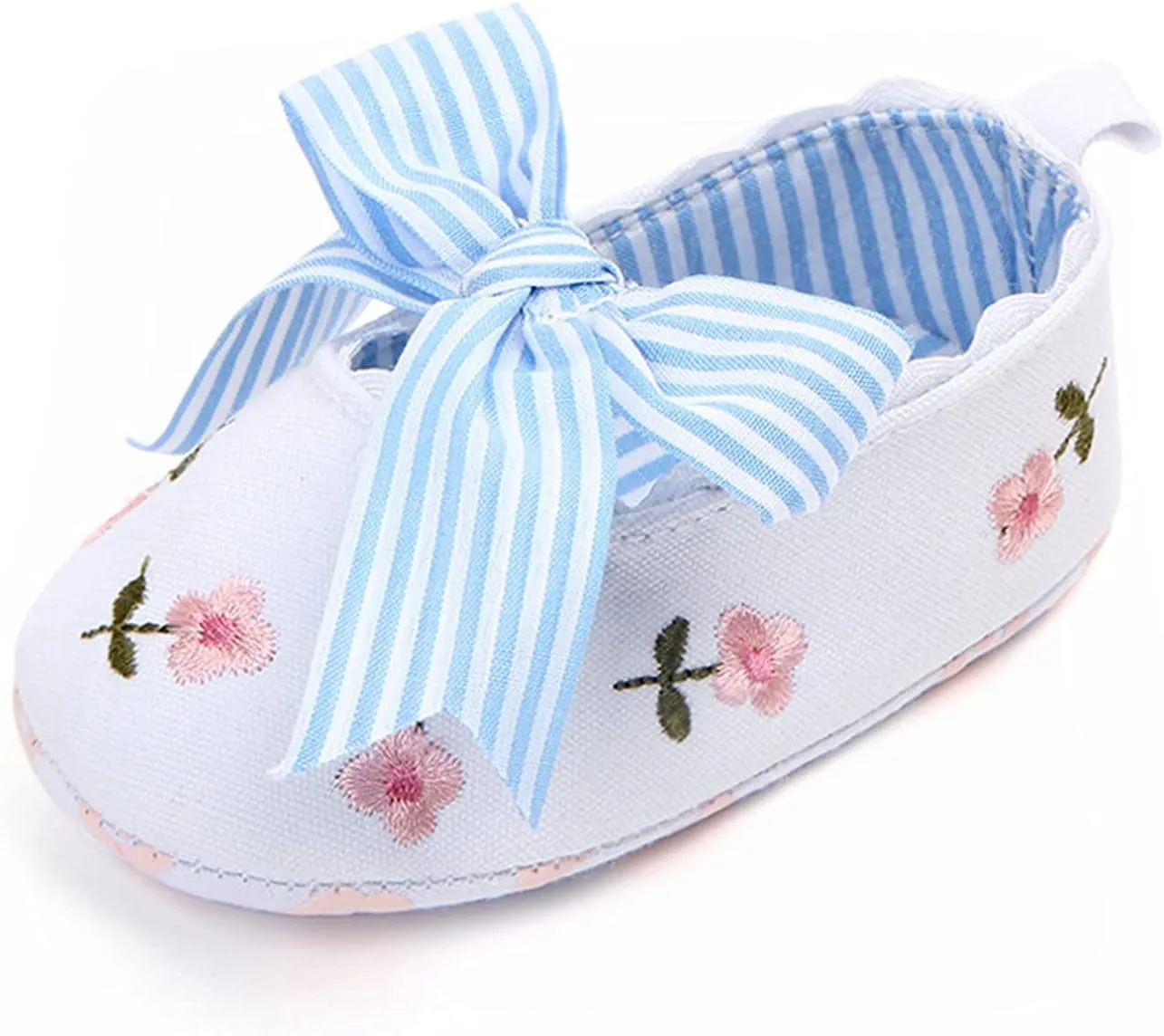 Boy Slip on Shoe Non-Slip Soft Floral Sandals Shoes Baby Shoes Girls Soft First Toddler Girls Sparkly Shoes