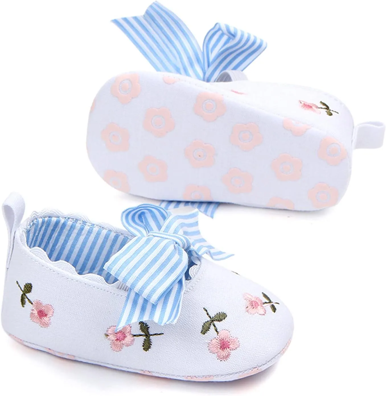 Boy Slip on Shoe Non-Slip Soft Floral Sandals Shoes Baby Shoes Girls Soft First Toddler Girls Sparkly Shoes