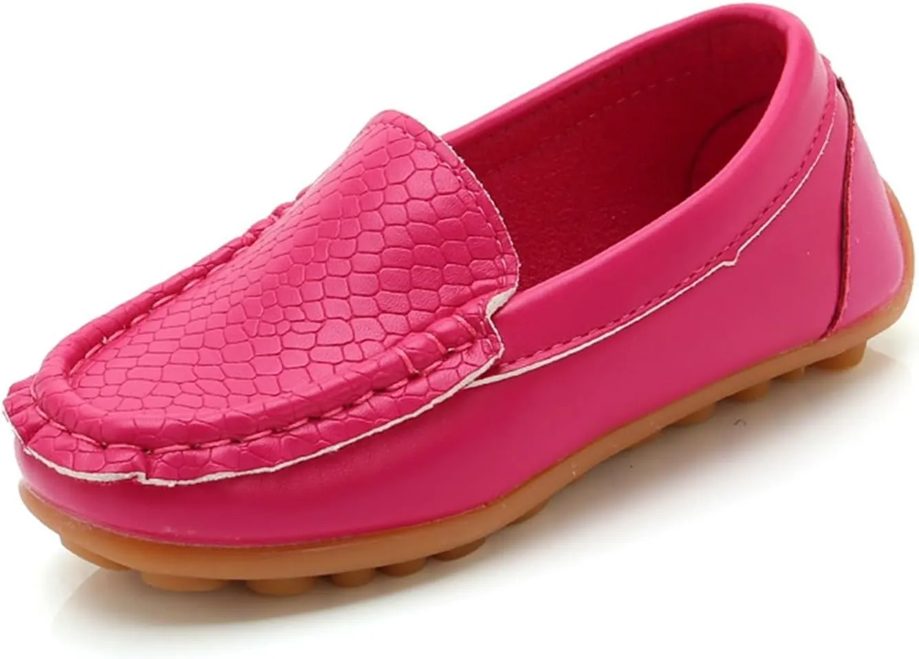 Boys Girls Loafers Soft Slip On Oxford Dress Flats Kids Toddler Casual Boat Shoes School Uniform Moccasin Walking Shoes