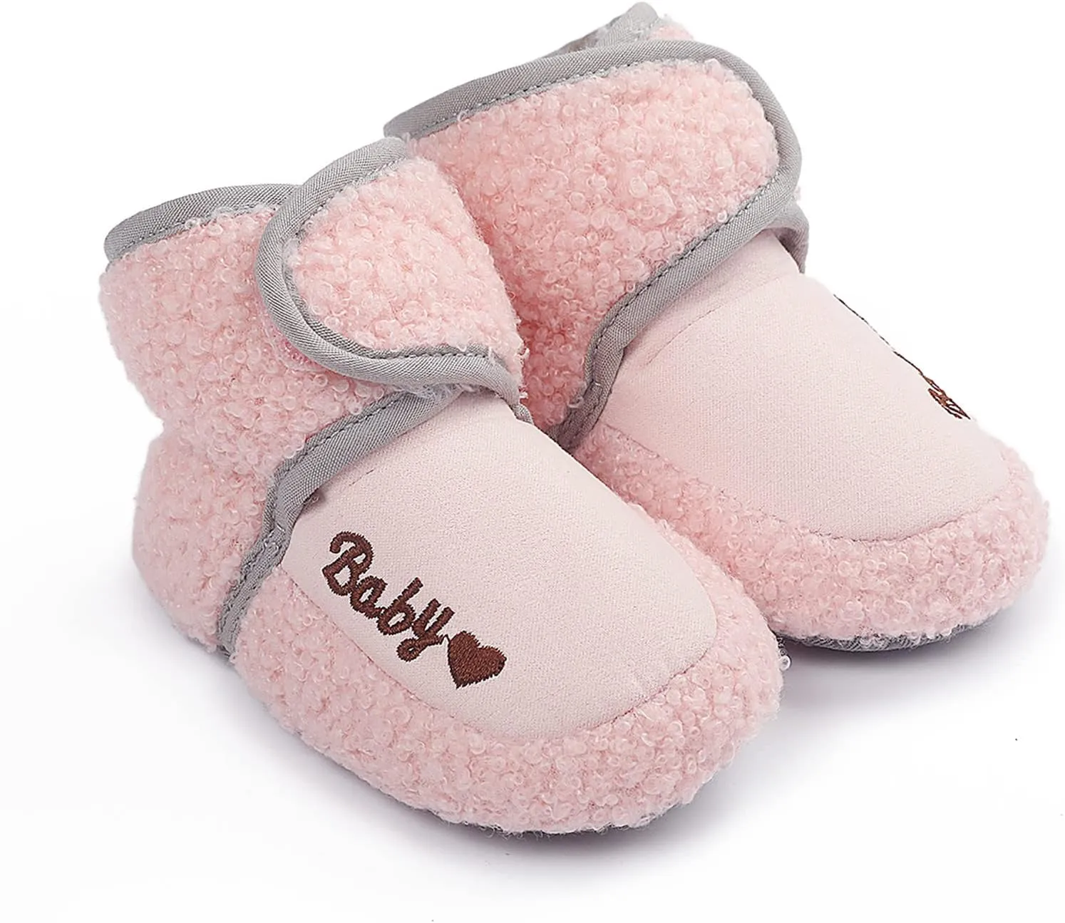 Boys Shoes Plush Girls Walkers Cotton Shoes Baby Snow Infant First Soft Boots Warm Boys Baby Shoes Toddler Suede Boots