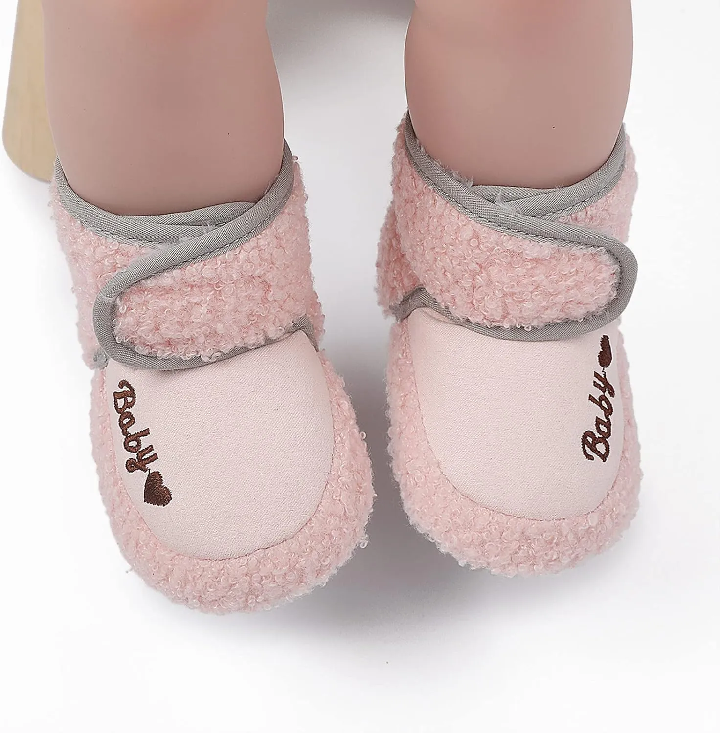 Boys Shoes Plush Girls Walkers Cotton Shoes Baby Snow Infant First Soft Boots Warm Boys Baby Shoes Toddler Suede Boots