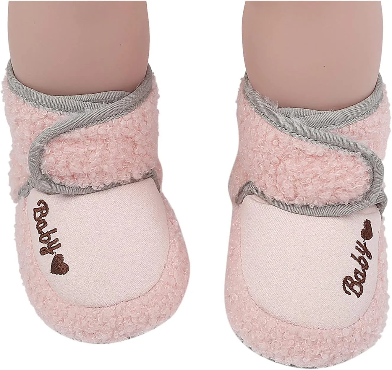 Boys Shoes Plush Girls Walkers Cotton Shoes Baby Snow Infant First Soft Boots Warm Boys Baby Shoes Toddler Suede Boots