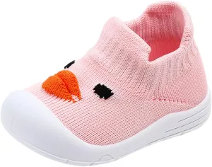 Cartoon Shoes Girls Boys Sneakers Baby Toddler Soft Sole Infant Mesh Sport Baby Shoes White Dress Shoes for Girls