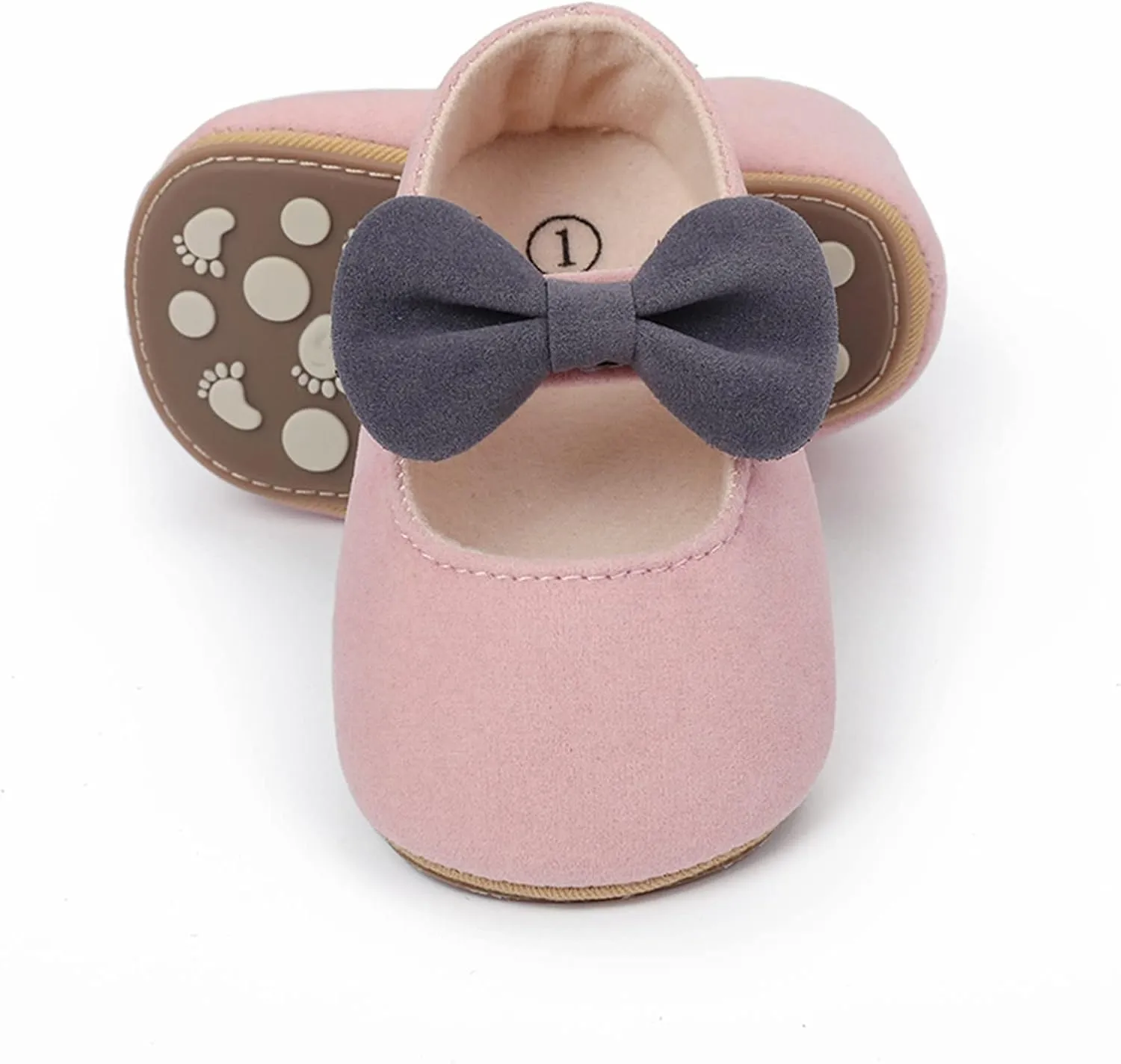 Casual Shoes for Children Toddler Kids Infant Girls Soild Colour Bowknot Princress Shoes Soft Sole The Floor