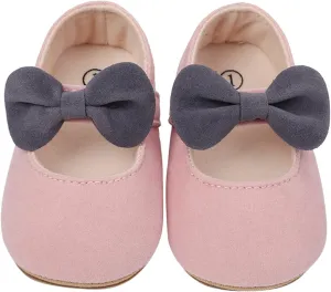 Casual Shoes for Children Toddler Kids Infant Girls Soild Colour Bowknot Princress Shoes Soft Sole The Floor