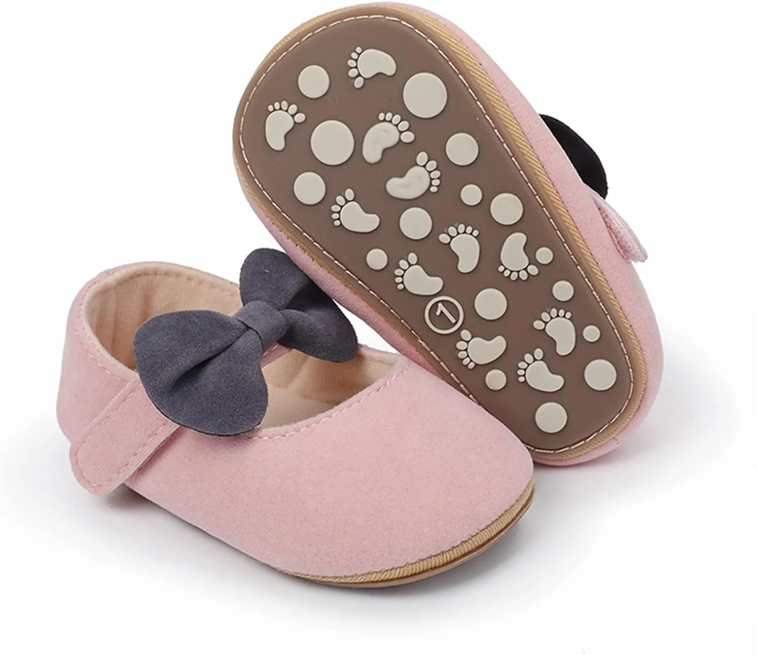 Casual Shoes for Children Toddler Kids Infant Girls Soild Colour Bowknot Princress Shoes Soft Sole The Floor