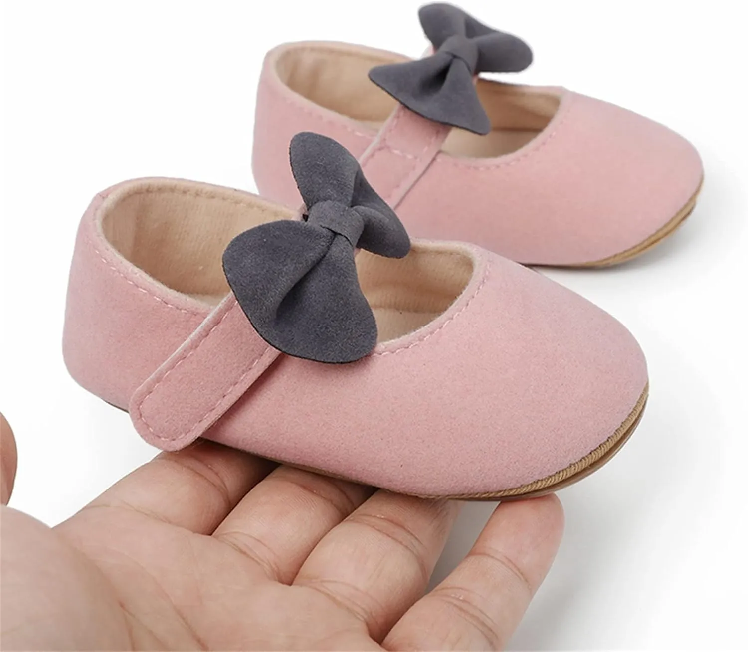 Casual Shoes for Children Toddler Kids Infant Girls Soild Colour Bowknot Princress Shoes Soft Sole The Floor