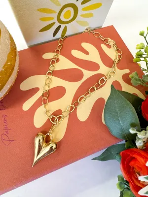 Chain Heart Necklace
