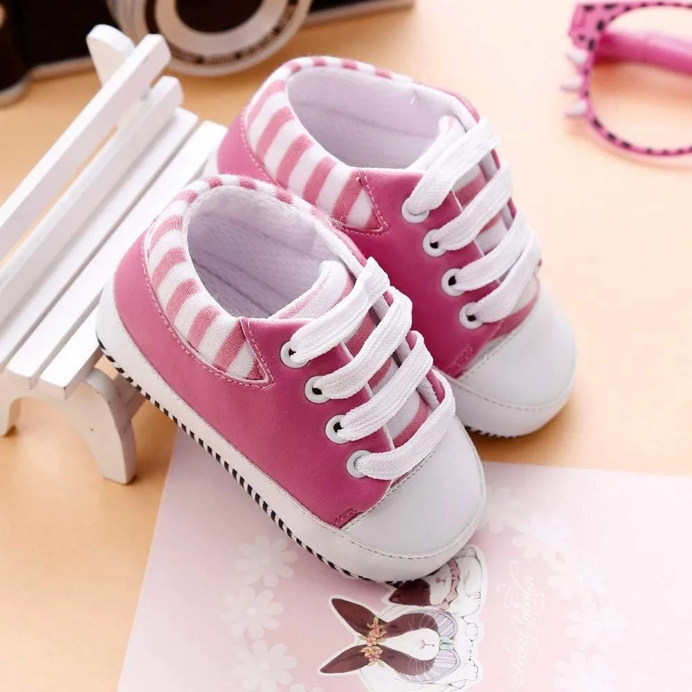 Children Casual Shoes Infant Anti-Slip Shoes Crib Baby Bandage Sneakers Girls Soft Sole Baby Shoes Toddler Shoes