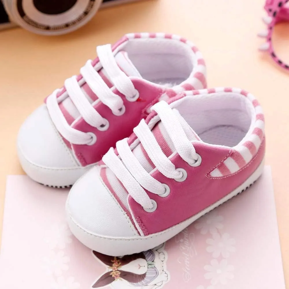 Children Casual Shoes Infant Anti-Slip Shoes Crib Baby Bandage Sneakers Girls Soft Sole Baby Shoes Toddler Shoes