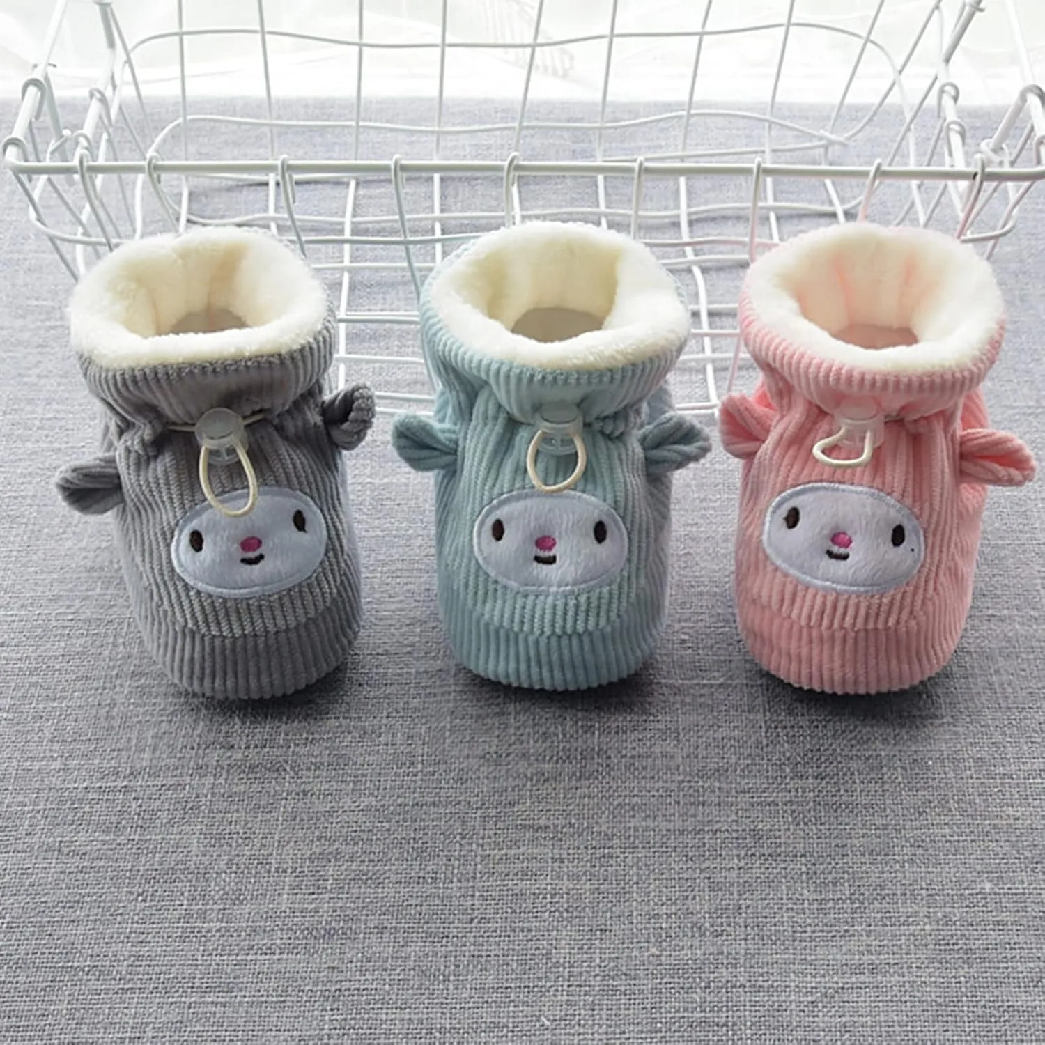 Children Floor Boots Toddler Shoes Cotton Shoes Plus Velvet Thick Warm Soft Soles Cute Shoes Kids Boots for Girls
