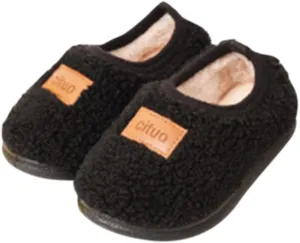 Childrens Girl Cotton Shoes Solid Color Fashion Soft Sole Winter Warm Indoor Non Slip Cotton Shoe Kid