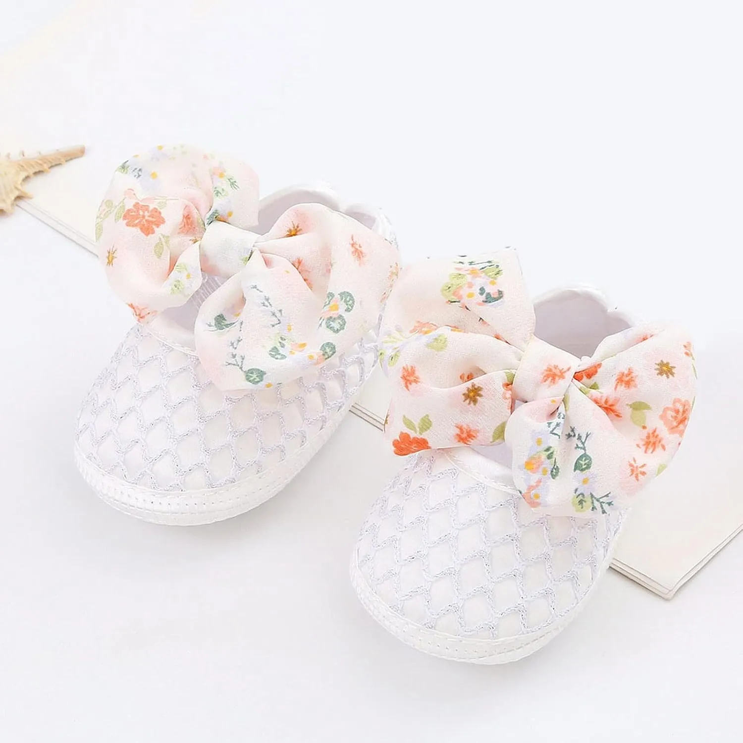 Cute Bowknot Baby Shoes Korean Edition Baby Shoes Spring Summer Autumn 01 Year Old Soft Sole Neonatal Walking Baby Girls