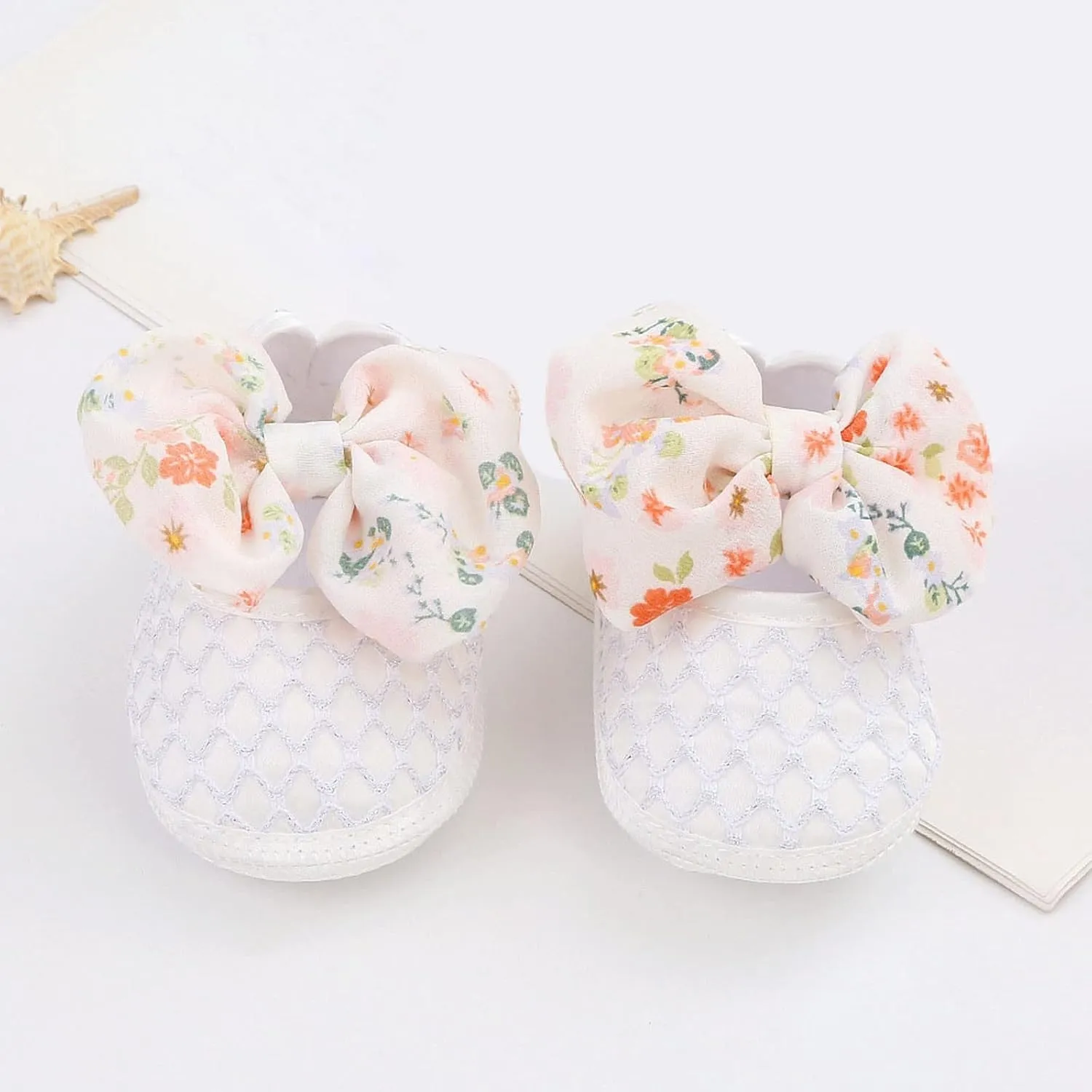 Cute Bowknot Baby Shoes Korean Edition Baby Shoes Spring Summer Autumn 01 Year Old Soft Sole Neonatal Walking Baby Girls