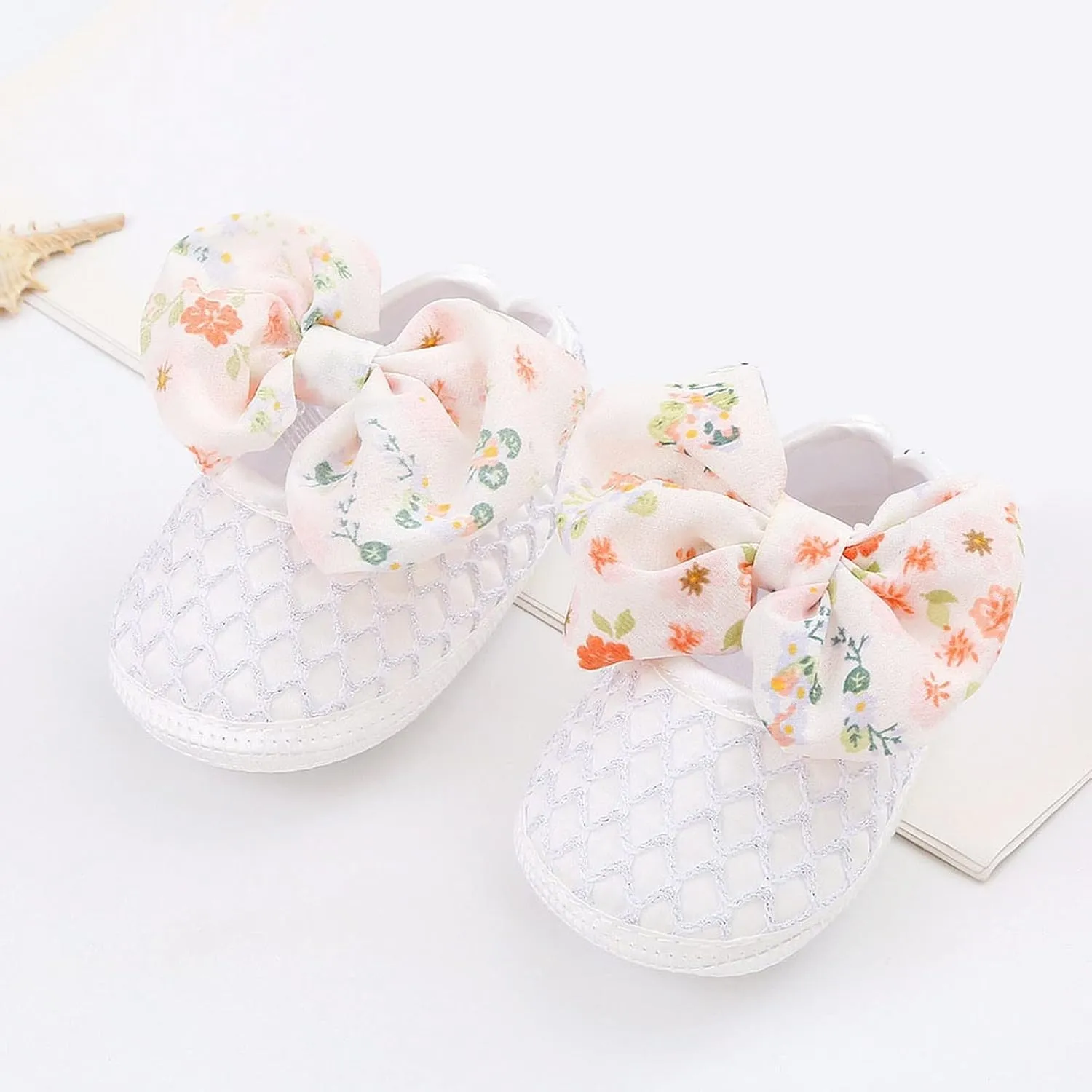 Cute Bowknot Baby Shoes Korean Edition Baby Shoes Spring Summer Autumn 01 Year Old Soft Sole Neonatal Walking Baby Girls