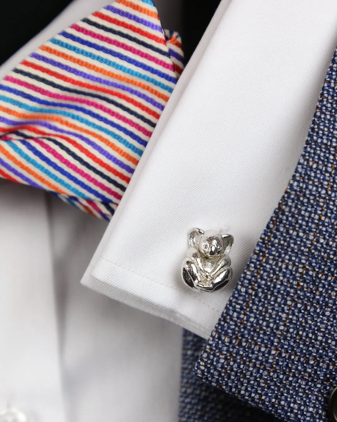 DCLIC Koala Cufflink - Sterling Silver