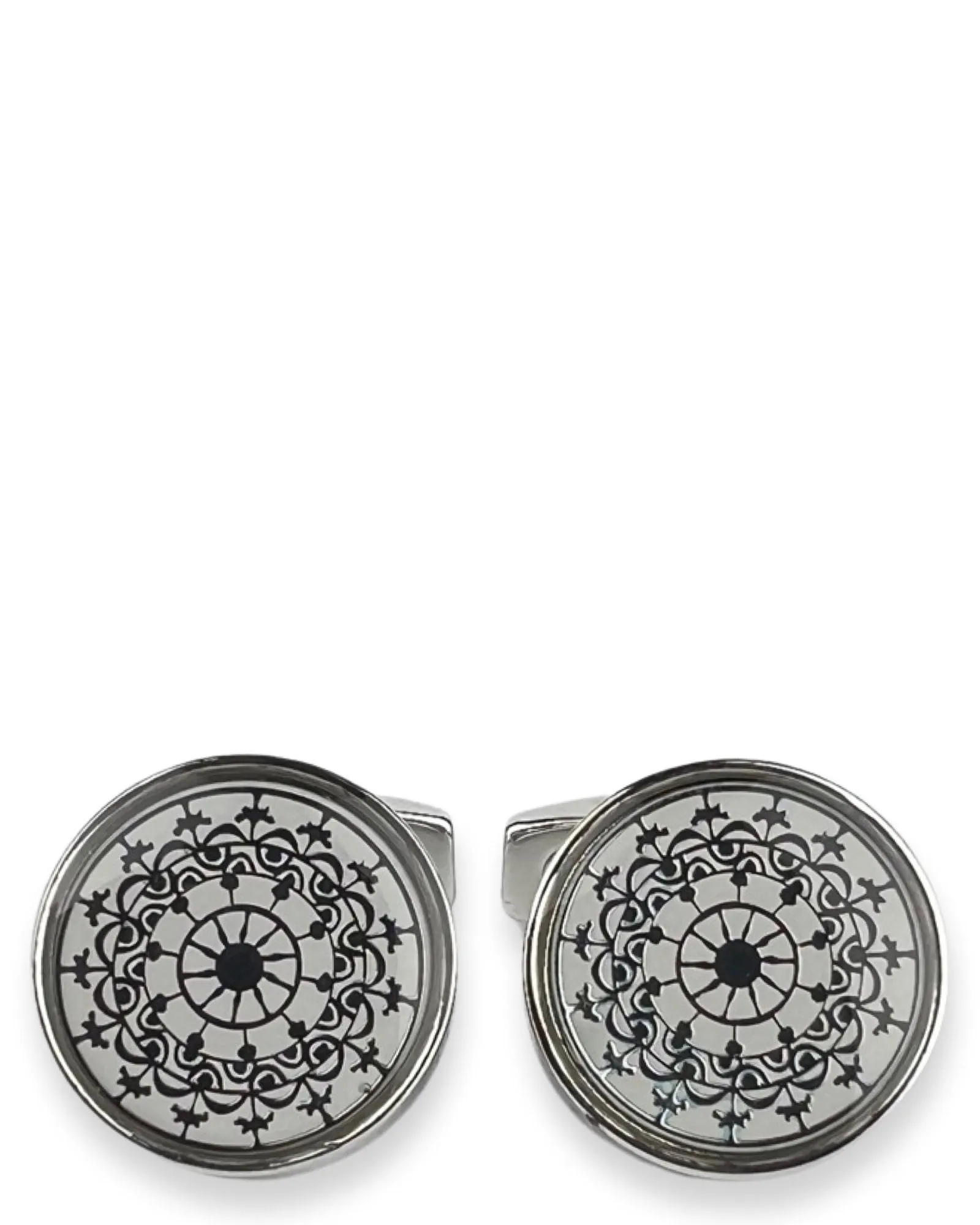 DCLIC Ornate Round Cufflink