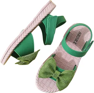 EnJoCho Baby Sandals,Newborn Baby Girls Boys Roman Shoes Sandals First Walkers Soft Sole Shoes for 0-18Months Toddler (Green #2TY, 4.5-5 Years)