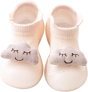 EnJoCho Kids Flats Sandals Toddler Kids Infant Newborn Baby Boys Girls Shoes Cute Cartoon Animals Soft Soles (Pink, 6-12 Months)