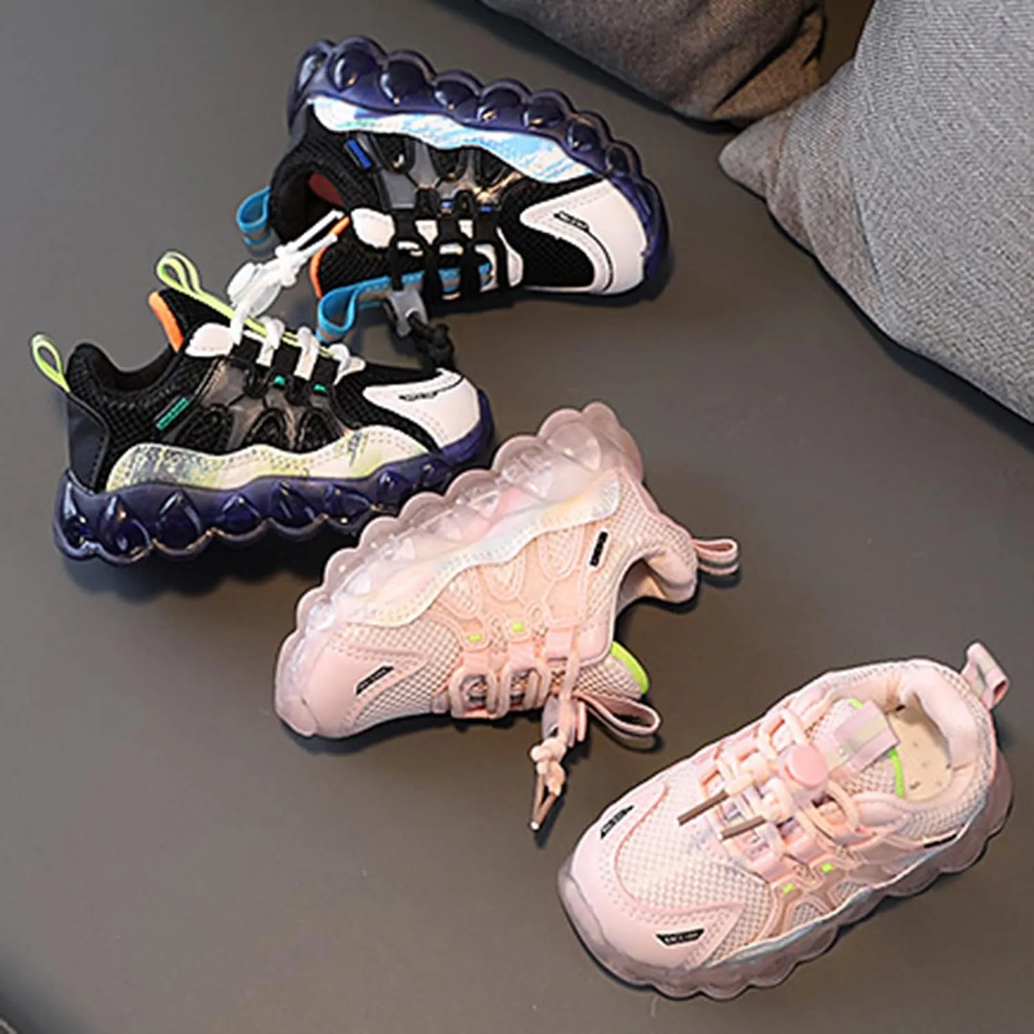 Fashion Light On LED Baby Shoes Casual Children Shoes Boy Sport Shoes Soft Sole Kids Sport Shoes Slip on