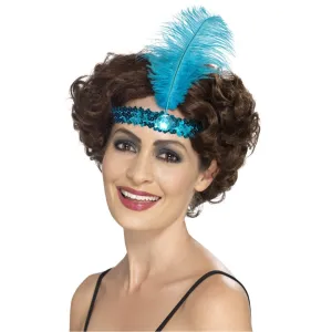 Flapper Headband Blue