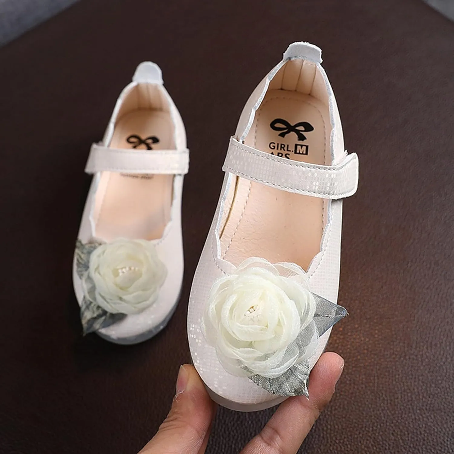 Flip Flops Girl Little/big Kids Girls' Casual Flare Print Closed Toe Low Heel Soft Rubber Sole Hook Sandals Shoes