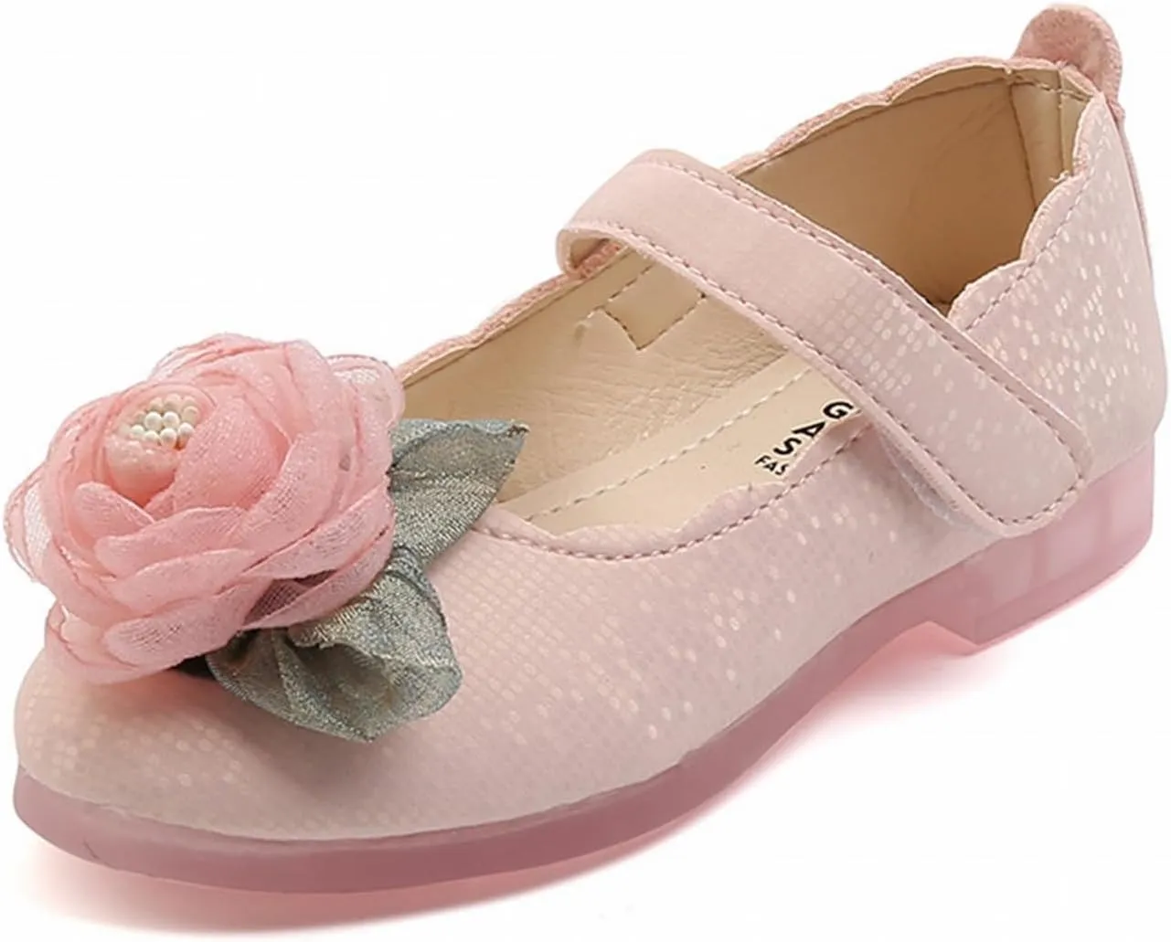 Flip Flops Girl Little/big Kids Girls' Casual Flare Print Closed Toe Low Heel Soft Rubber Sole Hook Sandals Shoes