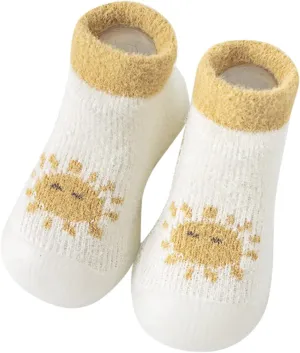 Girls Shoes Toddler Kids Infant Newborn Baby Boys Girls Shoes First Cute Cartoon Warm First Walking