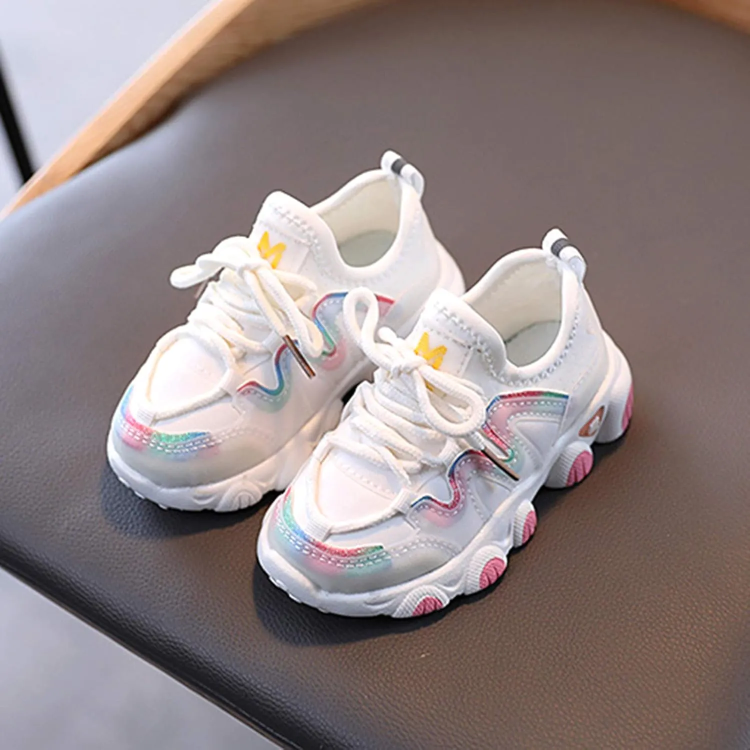 Girls Sneakers,Sequins Sport Bowknot Run Bling Crystal Baby Girls Boys Children Shoes Baby Shoes Baby Shows