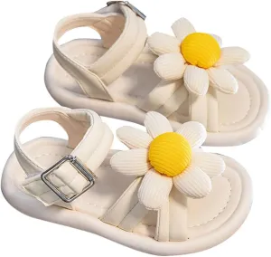 Girls' Summer Beach Sandals Children's Soft Sole Shoes Pearl Fashion Girls' Bow Princess Shoes Baby Beach Shoes