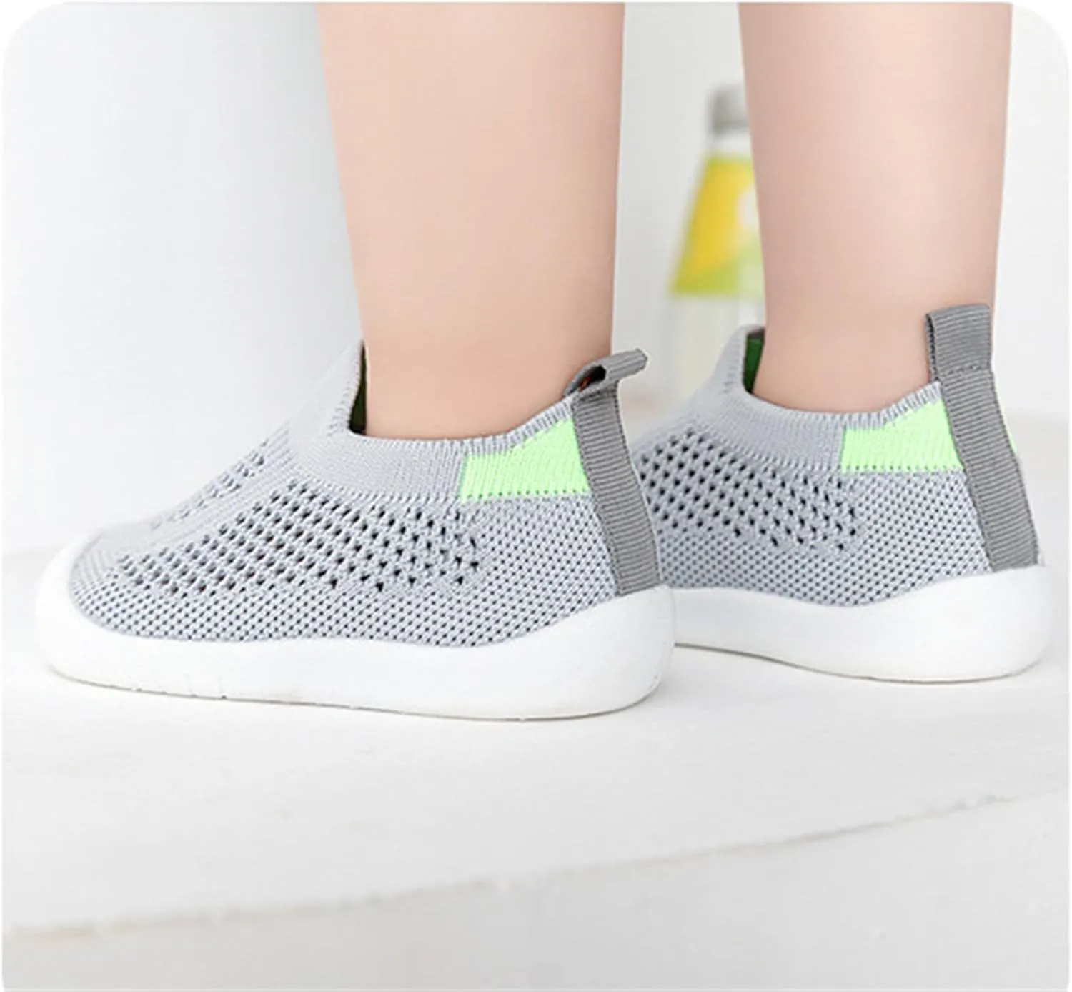 He&Yingmin Toddler Shoes Baby First-Walking Trainers Toddler Infant Boys Girls Soft Sneakers