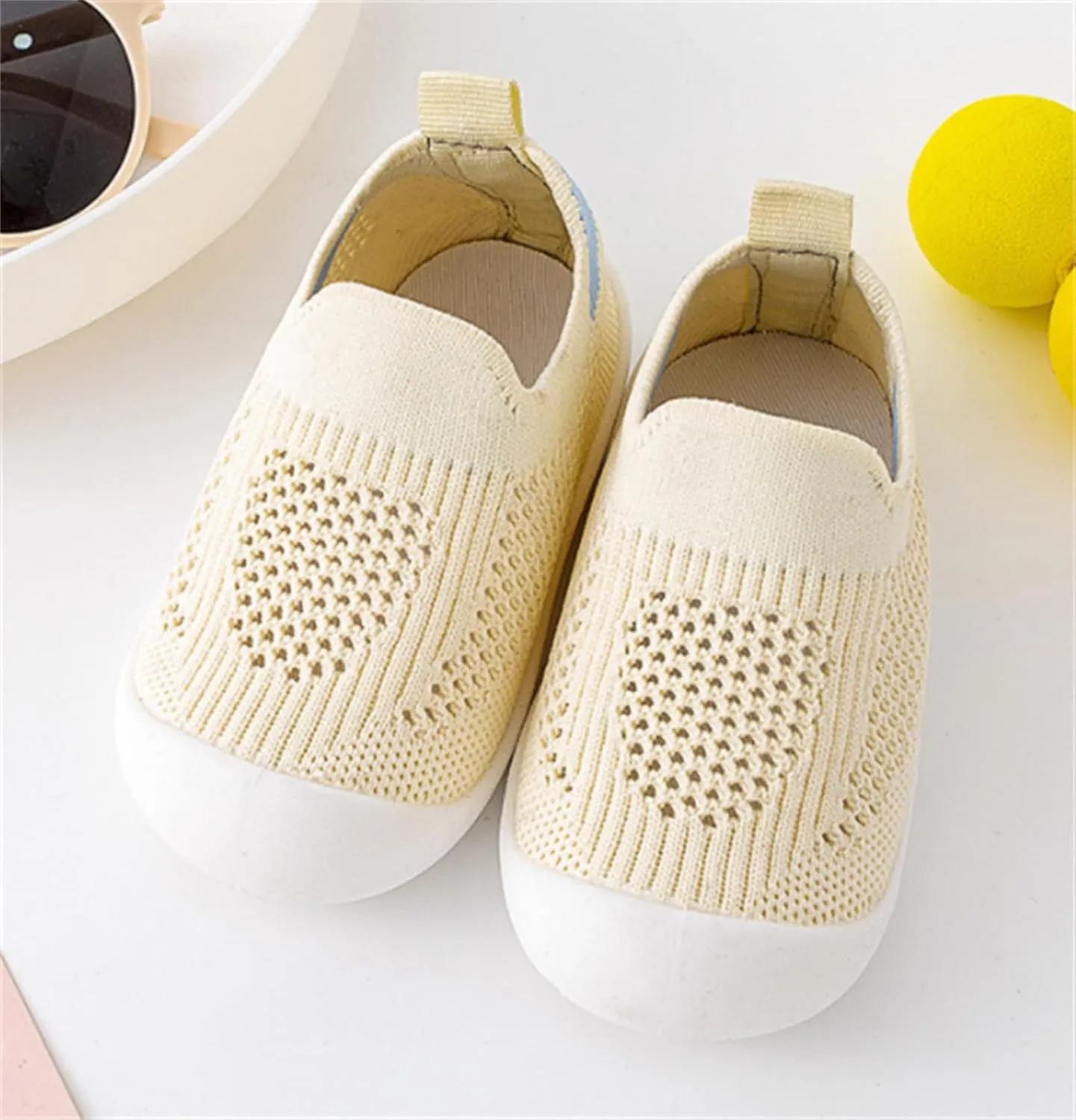 He&Yingmin Toddler Shoes Baby First-Walking Trainers Toddler Infant Boys Girls Soft Sneakers