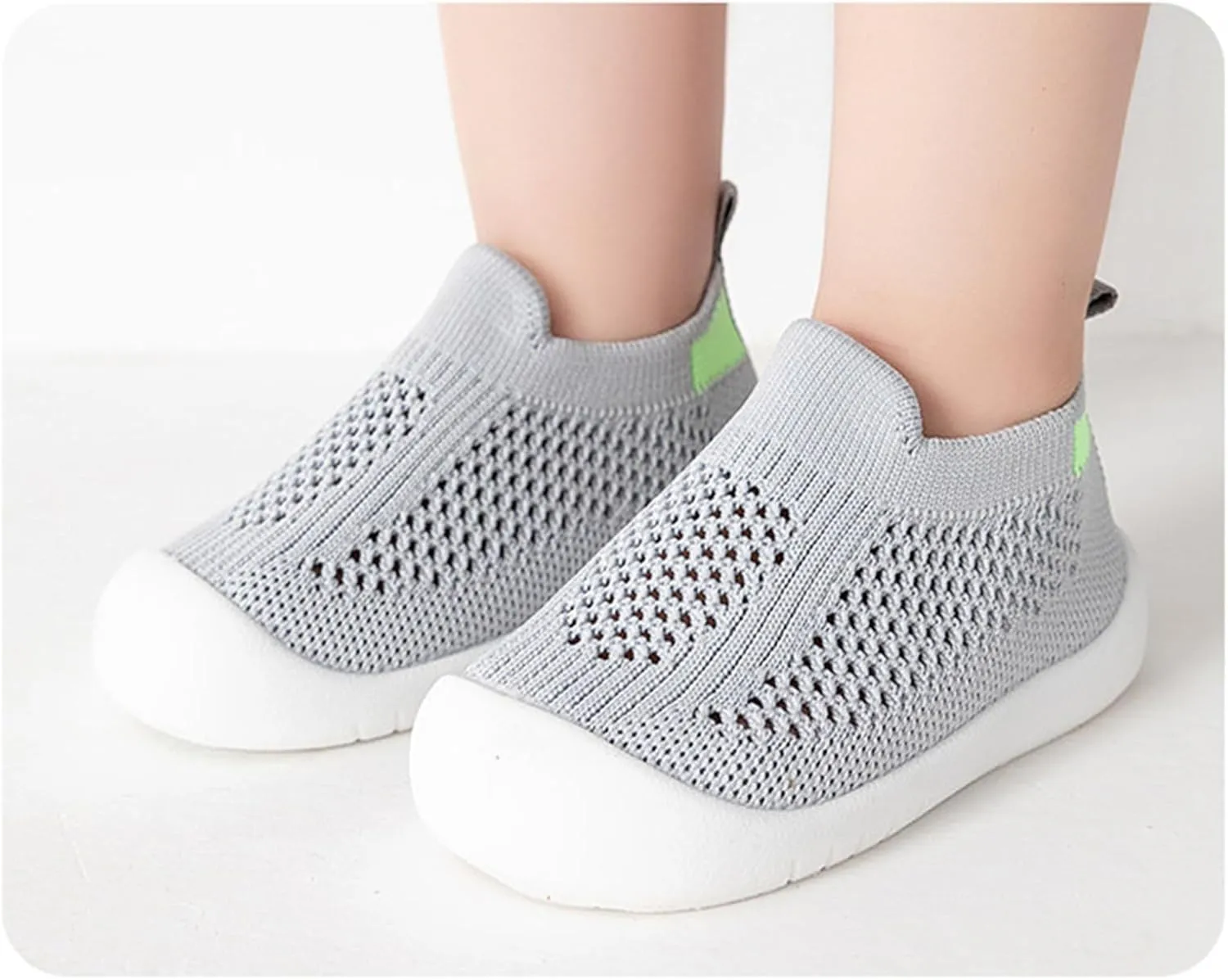 He&Yingmin Toddler Shoes Baby First-Walking Trainers Toddler Infant Boys Girls Soft Sneakers