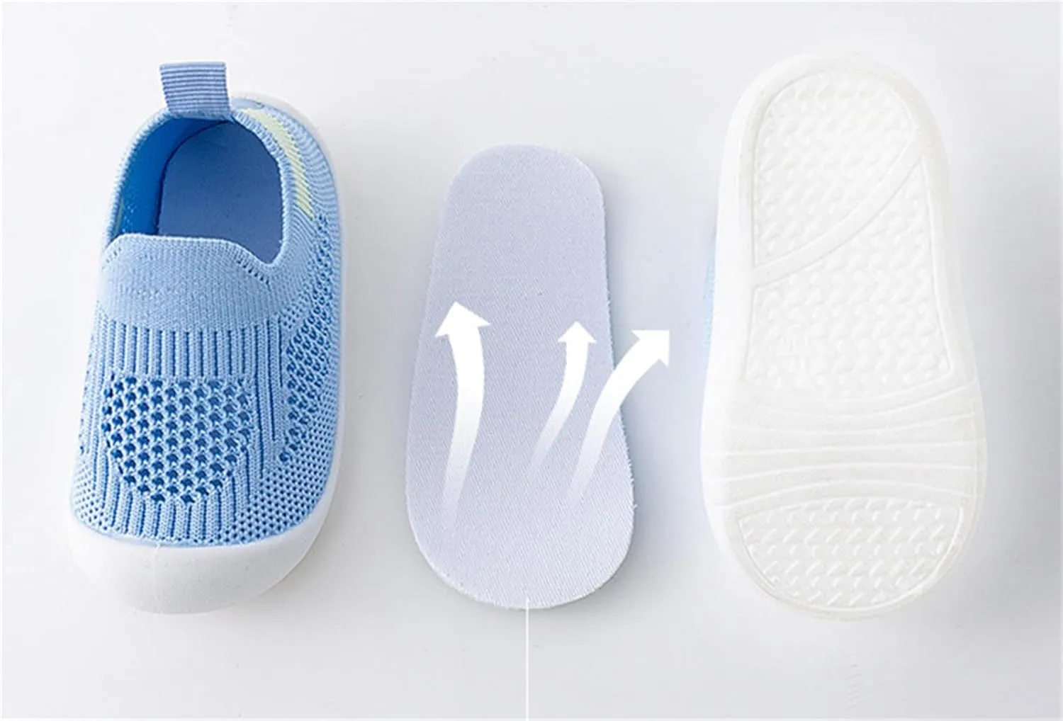 He&Yingmin Toddler Shoes Baby First-Walking Trainers Toddler Infant Boys Girls Soft Sneakers