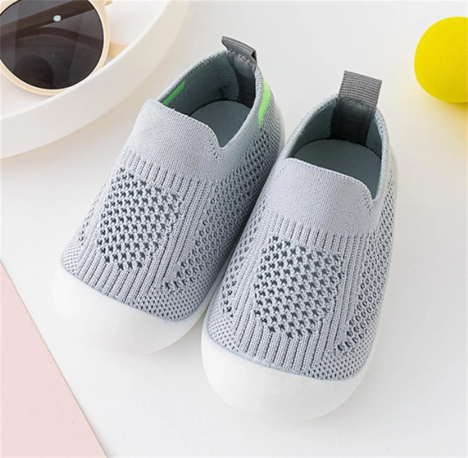He&Yingmin Toddler Shoes Baby First-Walking Trainers Toddler Infant Boys Girls Soft Sneakers