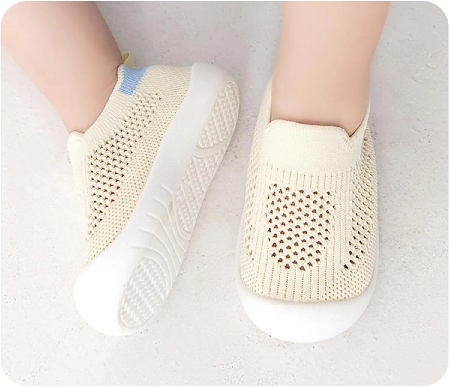 He&Yingmin Toddler Shoes Baby First-Walking Trainers Toddler Infant Boys Girls Soft Sneakers