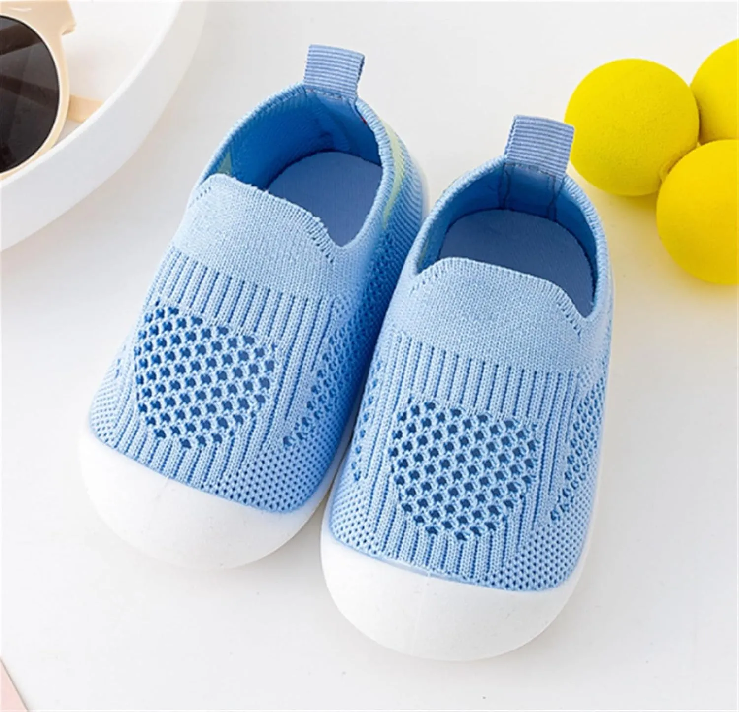 He&Yingmin Toddler Shoes Baby First-Walking Trainers Toddler Infant Boys Girls Soft Sneakers