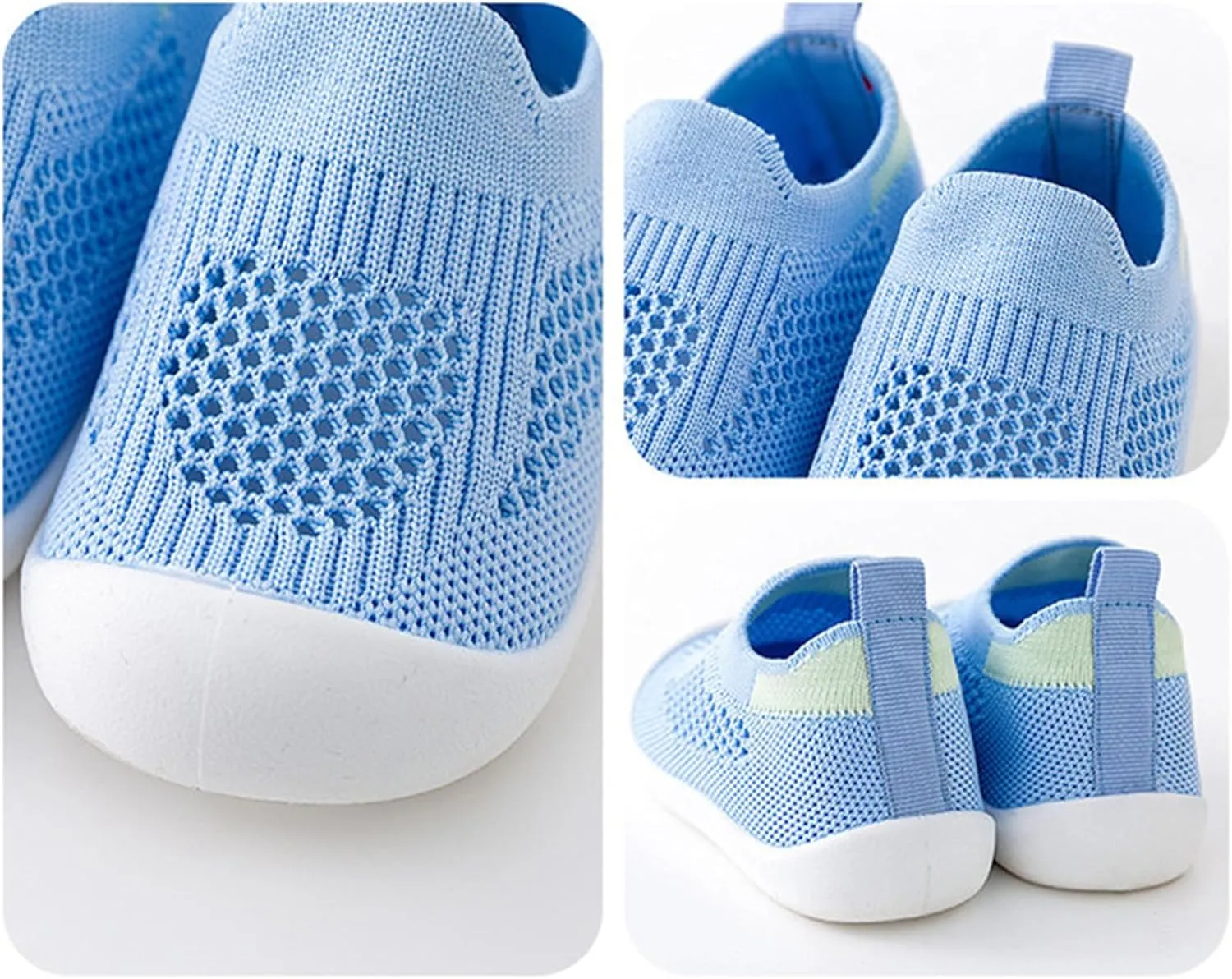 He&Yingmin Toddler Shoes Baby First-Walking Trainers Toddler Infant Boys Girls Soft Sneakers