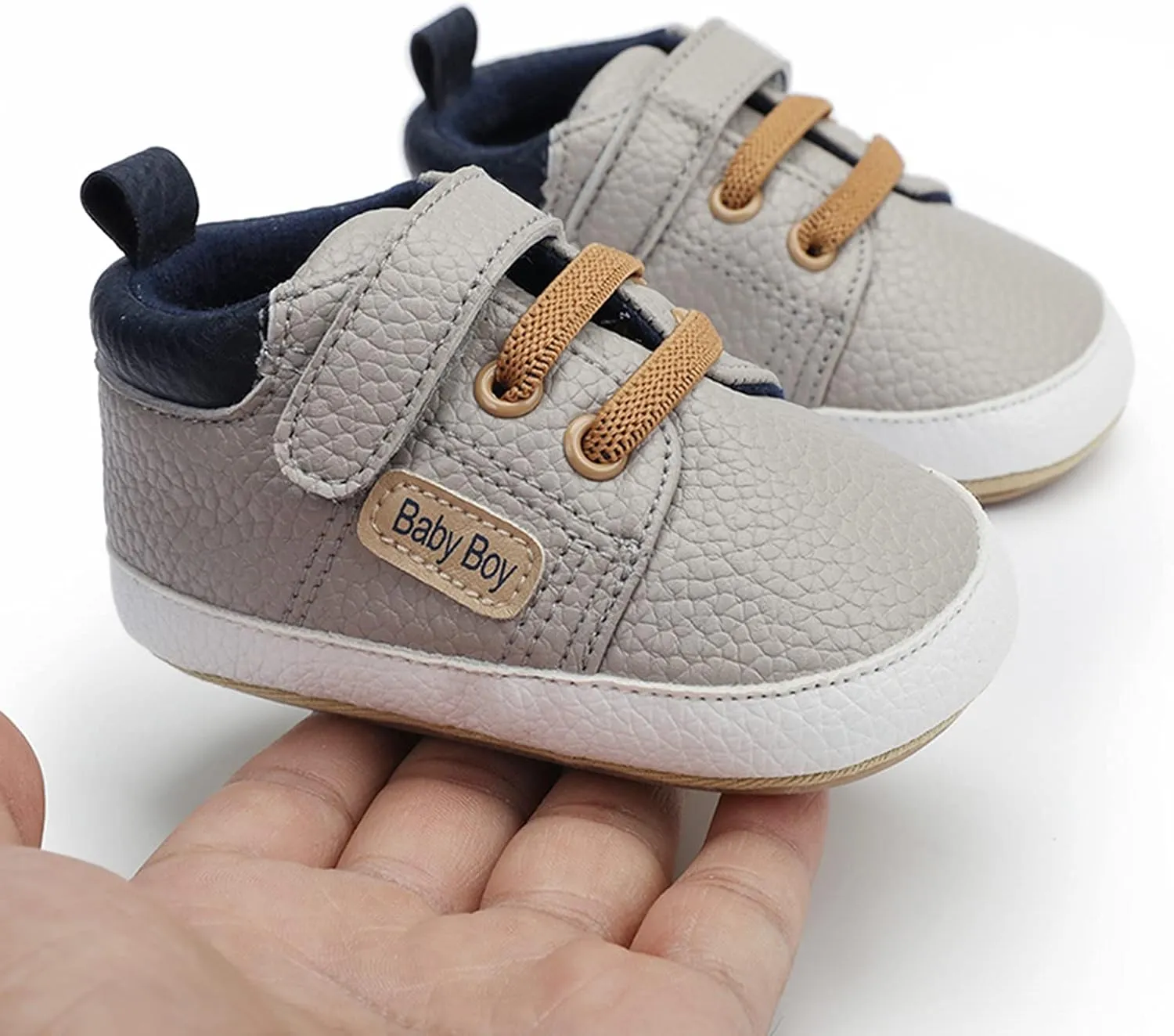 Infant Baby Boys Girls' Sneakers Soft Anti-Slip Soft Sole Newborn Toddler Baby First Walker Outdoor Shoes Crib Shoes