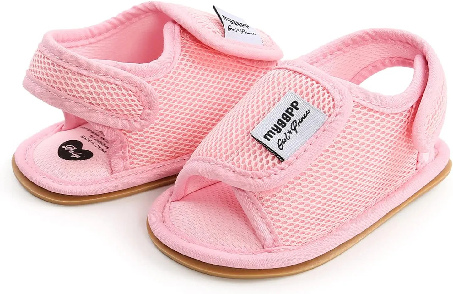 Infant Baby Boys Girls Summer Open Toe Sandals Non Slip Soft Sole Toddler First Walke Crib Shoes Mesh Flat Shoes