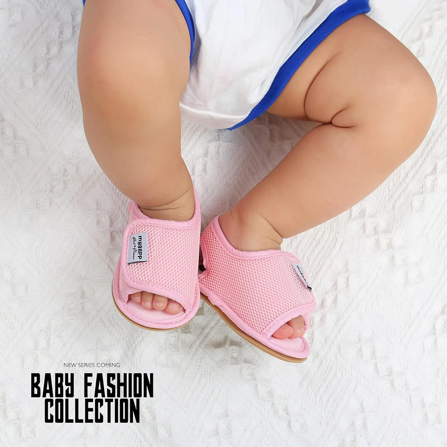 Infant Baby Boys Girls Summer Open Toe Sandals Non Slip Soft Sole Toddler First Walke Crib Shoes Mesh Flat Shoes