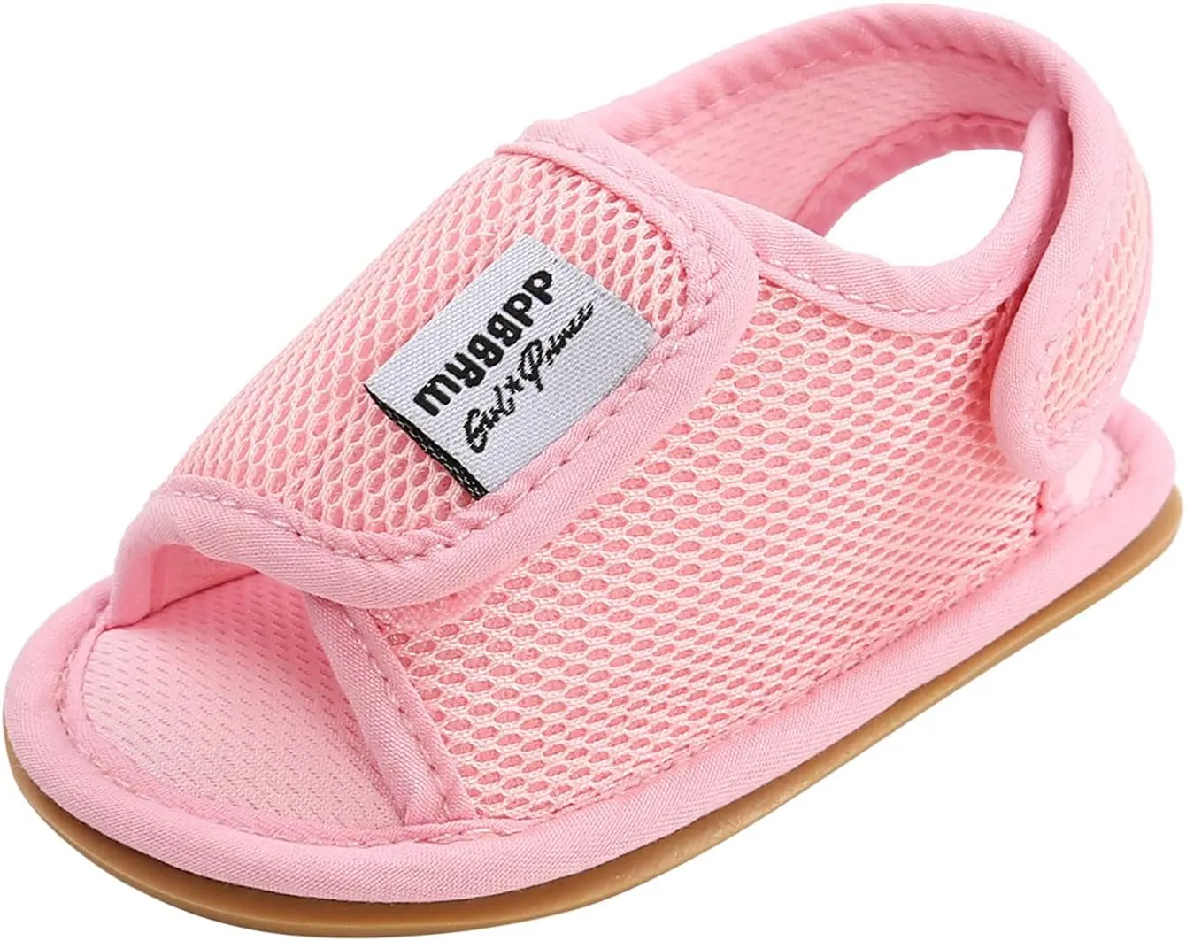 Infant Baby Boys Girls Summer Open Toe Sandals Non Slip Soft Sole Toddler First Walke Crib Shoes Mesh Flat Shoes