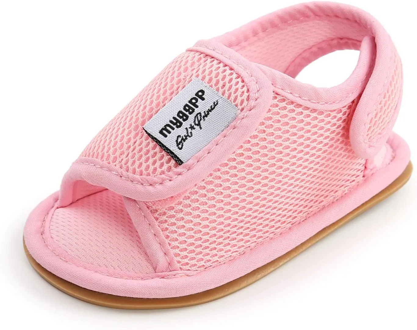 Infant Baby Boys Girls Summer Open Toe Sandals Non Slip Soft Sole Toddler First Walke Crib Shoes Mesh Flat Shoes