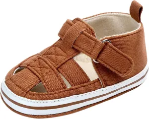 Infant Baby Boys Girls Summer Sandals Newborn Lightweight Non slip Rubber Sole Breathable Outdoor Beach Shoes